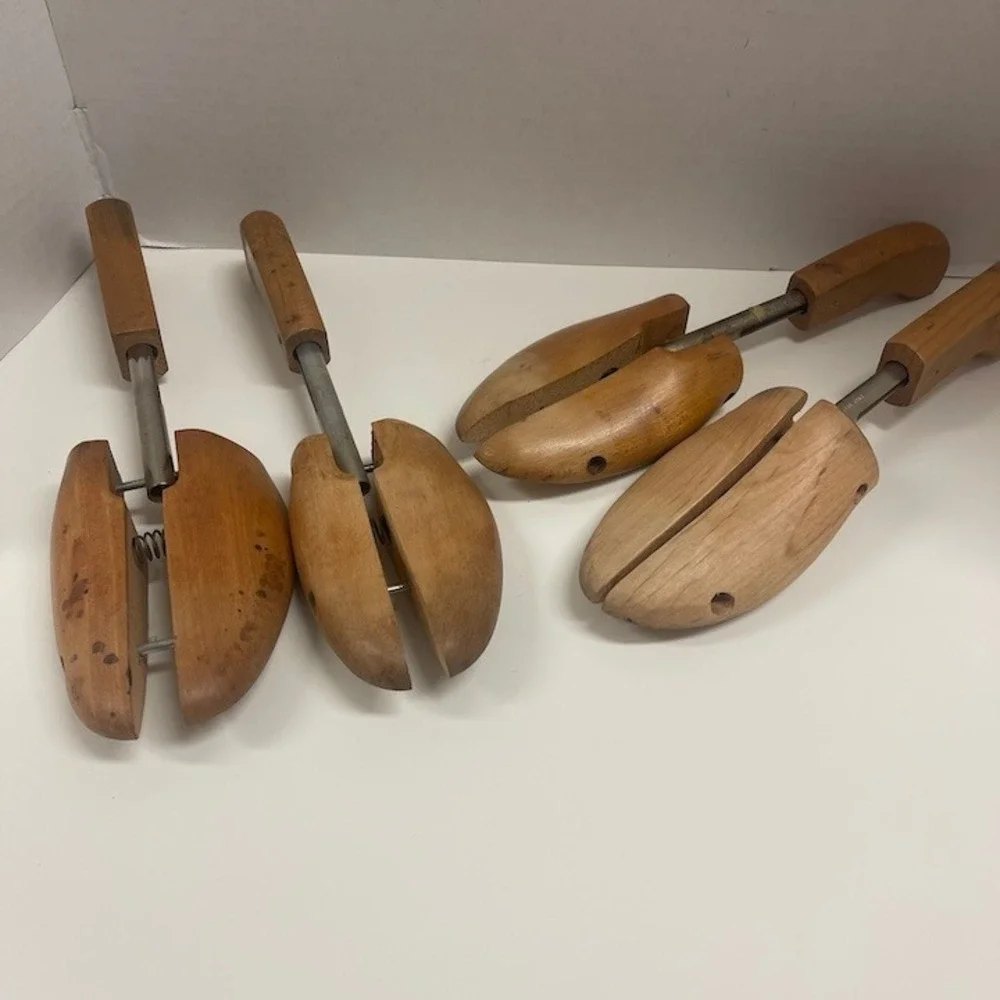 Vintage Rochester Shoe Tree Co Mohawk Wood Shoe Keepers No 3 4 & 5 USA